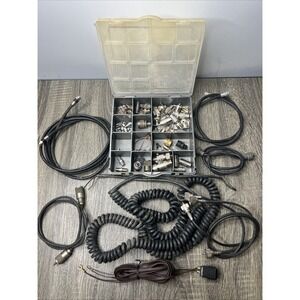 Lot Of Coaxial Coax Antenna Cables UHF Amphenol Connectors Ham CB Radio Parts